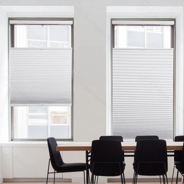 Custom Top Down Bottom Up Blackout Cordless Cellular Shades - Image 8