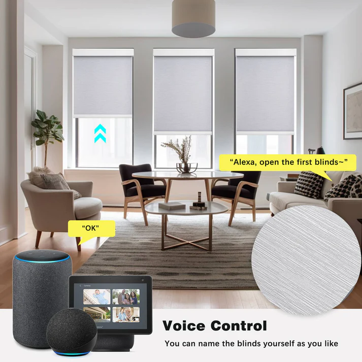 Smart Blackout Roller Blinds & Alexa IKEA SmartThings Motorized - Image 12