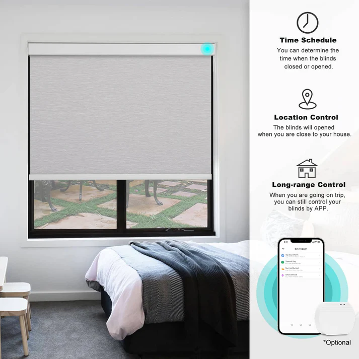 Smart Blackout Roller Blinds & Alexa IKEA SmartThings Motorized - Image 16