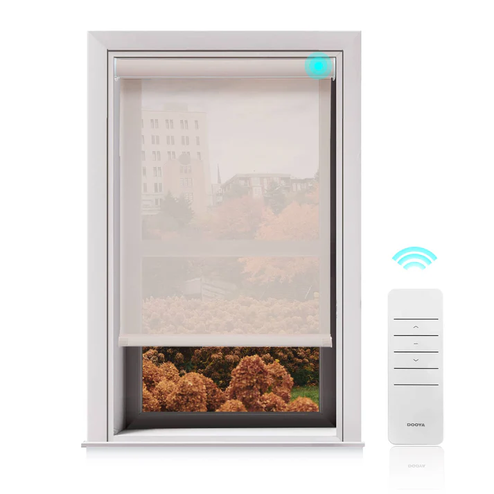 Motorized Light Filtering Roller Shades - Image 2