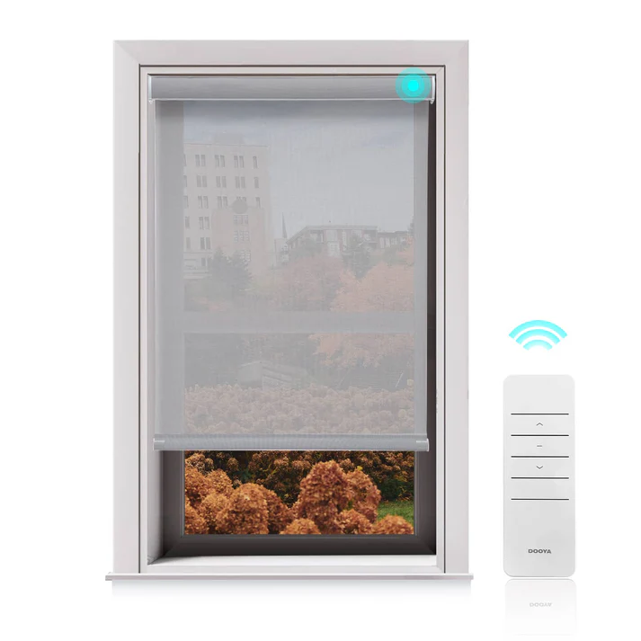 Motorized Light Filtering Roller Shades - Image 4