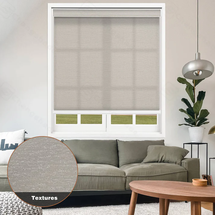 Custom Cordless Light Filtering Roller Shade - Image 4