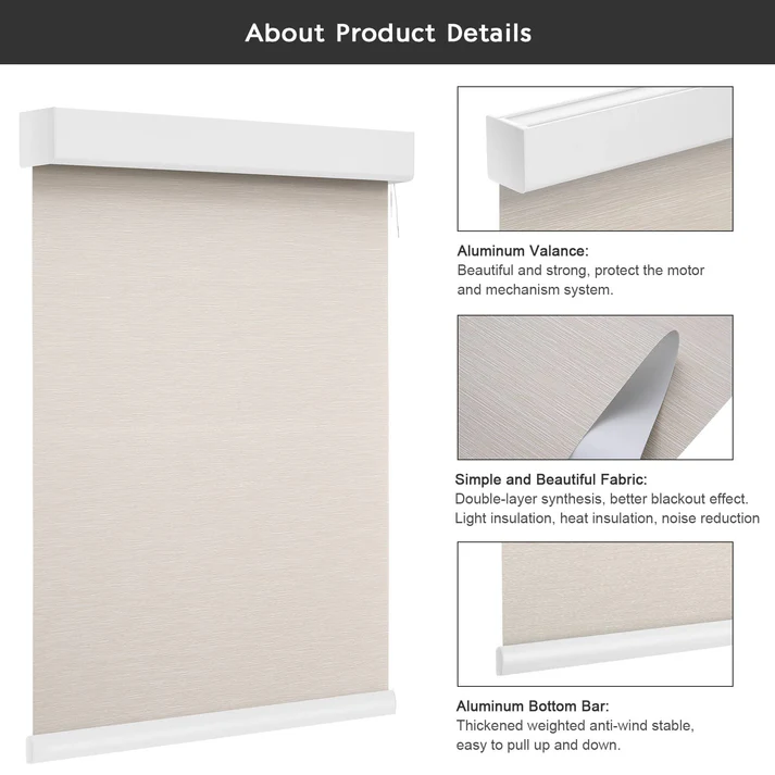 Smart Blackout Roller Blinds & Alexa IKEA SmartThings Motorized - Image 18