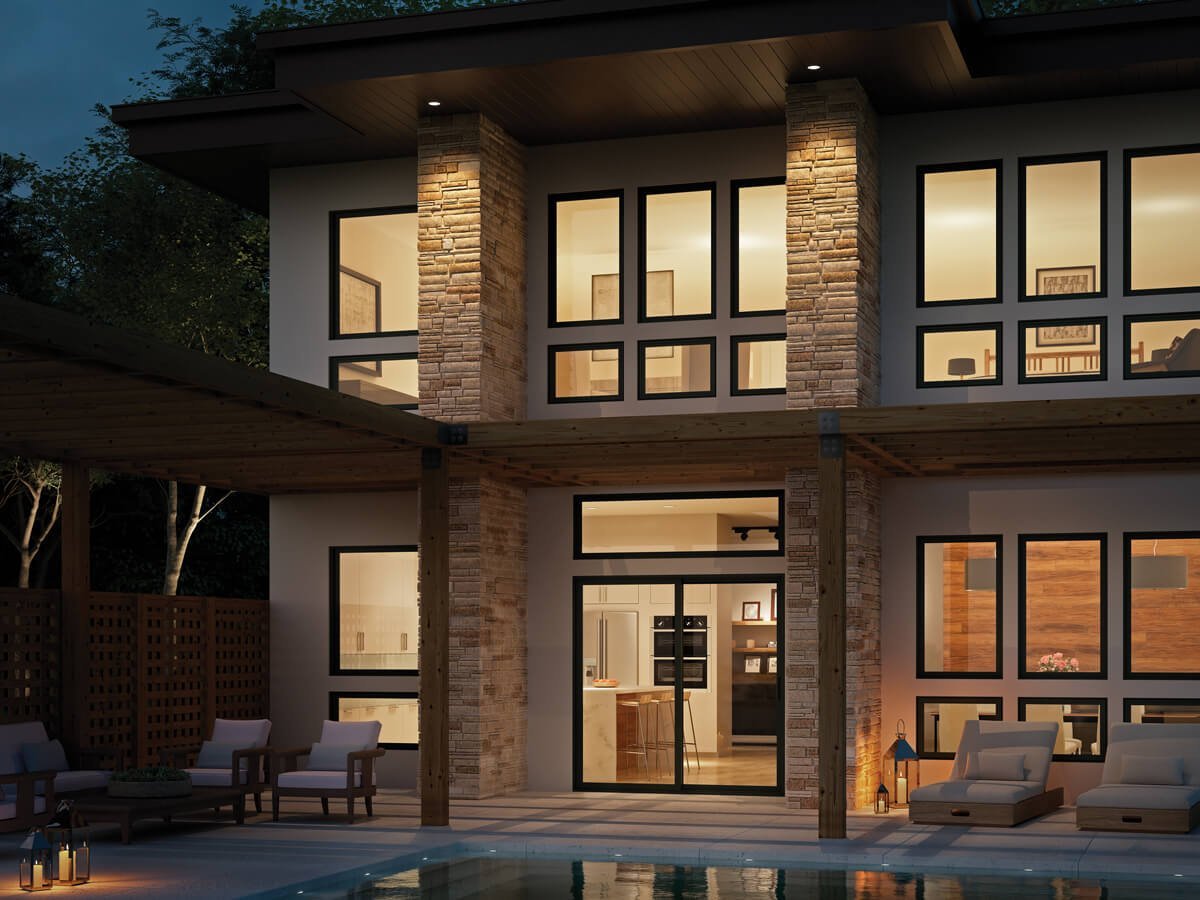 Milgard®-Trinsic™-Series-V300-Modern-Windows-Modern-Homes-Laguna-Beach